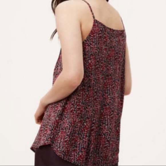 LOFT Flowy Floral Tank Size XL - Picture 9 of 10
